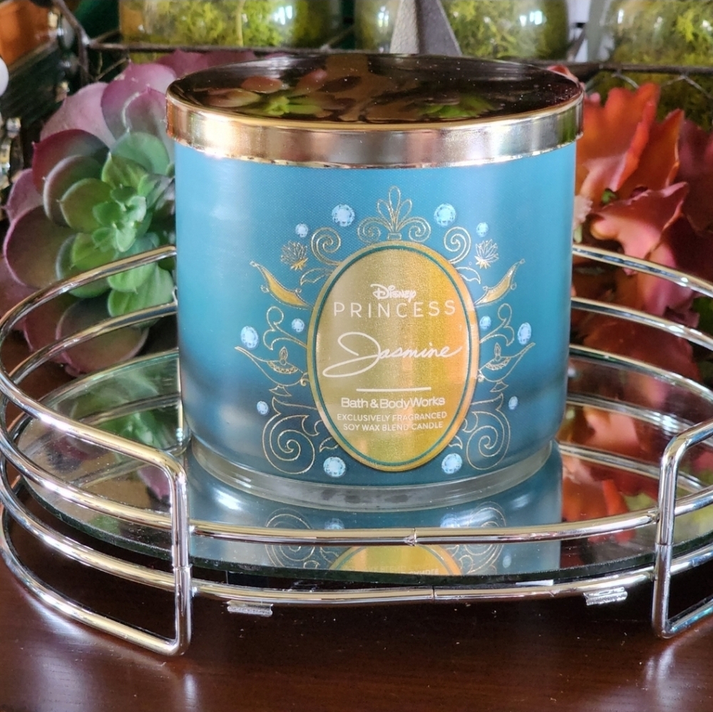 DISNEY x BATH & BODY WORKS Princess Jasmine 3-Wick Candle RETIRED